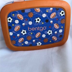 Bentgo Kids Sports Lunch Box - Orange and Blue